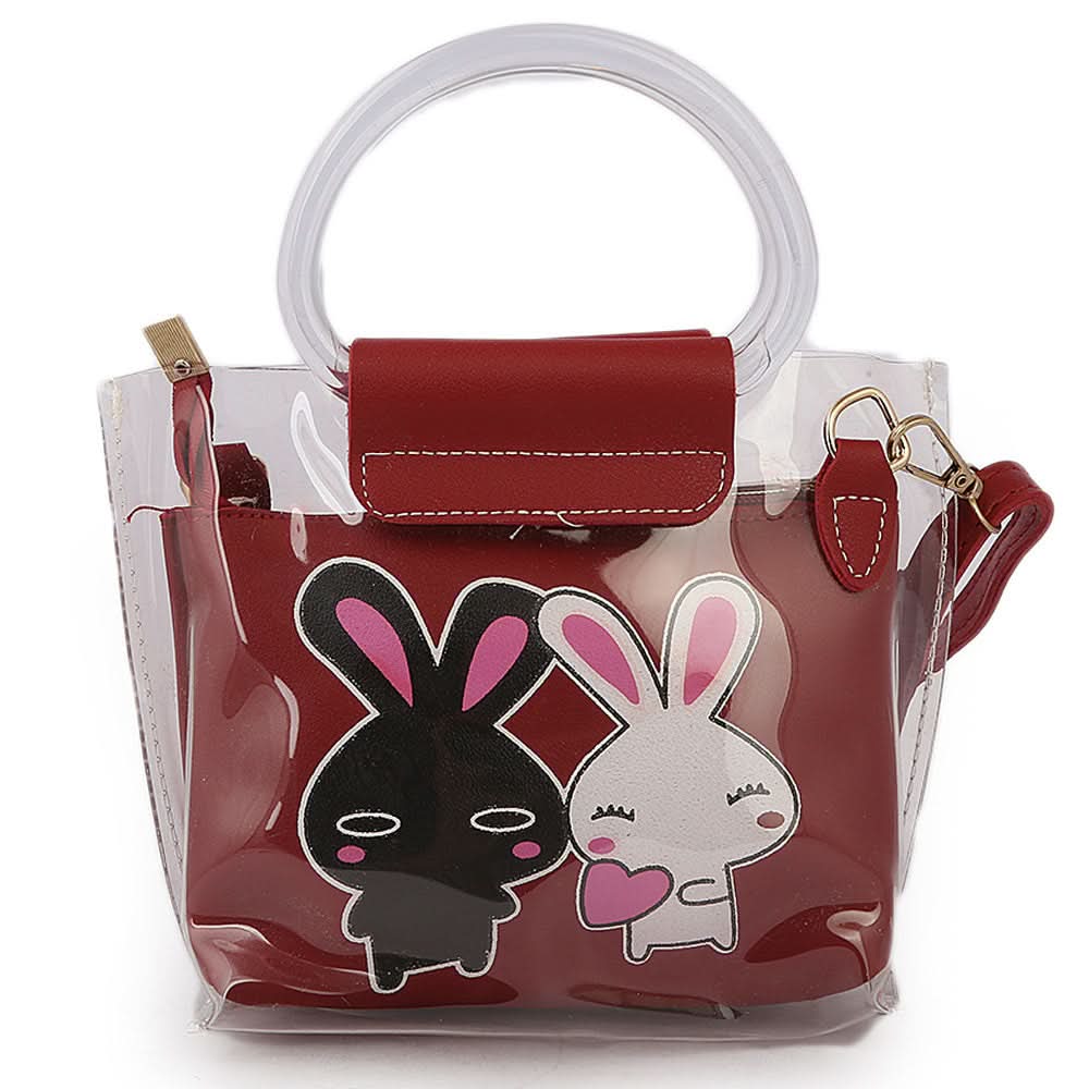 Girls Shoulder Bag 003 - Maroon, Kids, Kids Bags, Chase Value, Chase Value