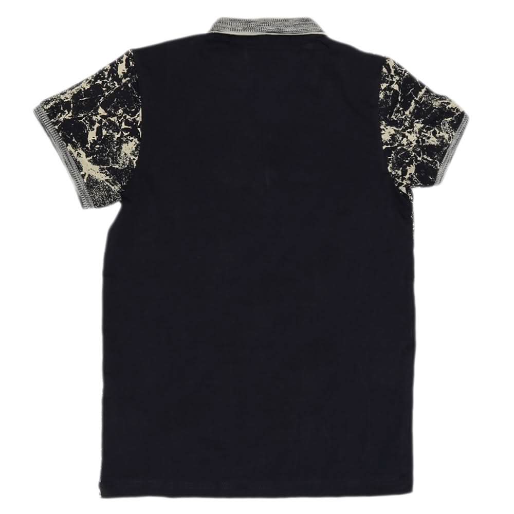 Boys Polo T-Shirt - Navy Blue, Kids, Boys T-Shirts, Chase Value, Chase Value