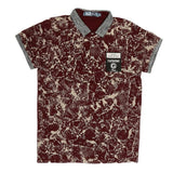 Boys Polo T-Shirt - Maroon, Kids, Boys T-Shirts, Chase Value, Chase Value