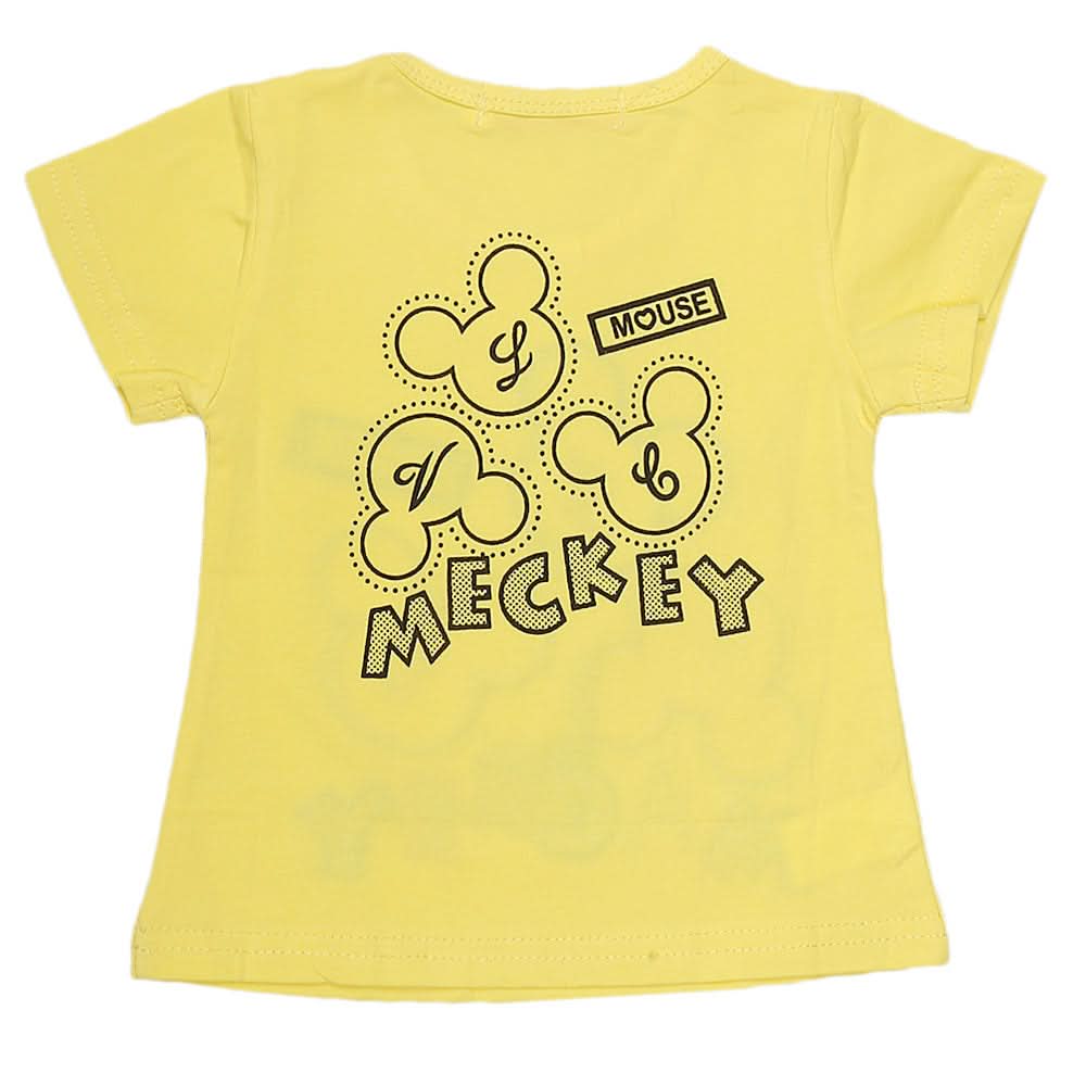 Newborn Girls T-Shirt - Yellow, Kids, NB Girls T-Shirts, Chase Value, Chase Value