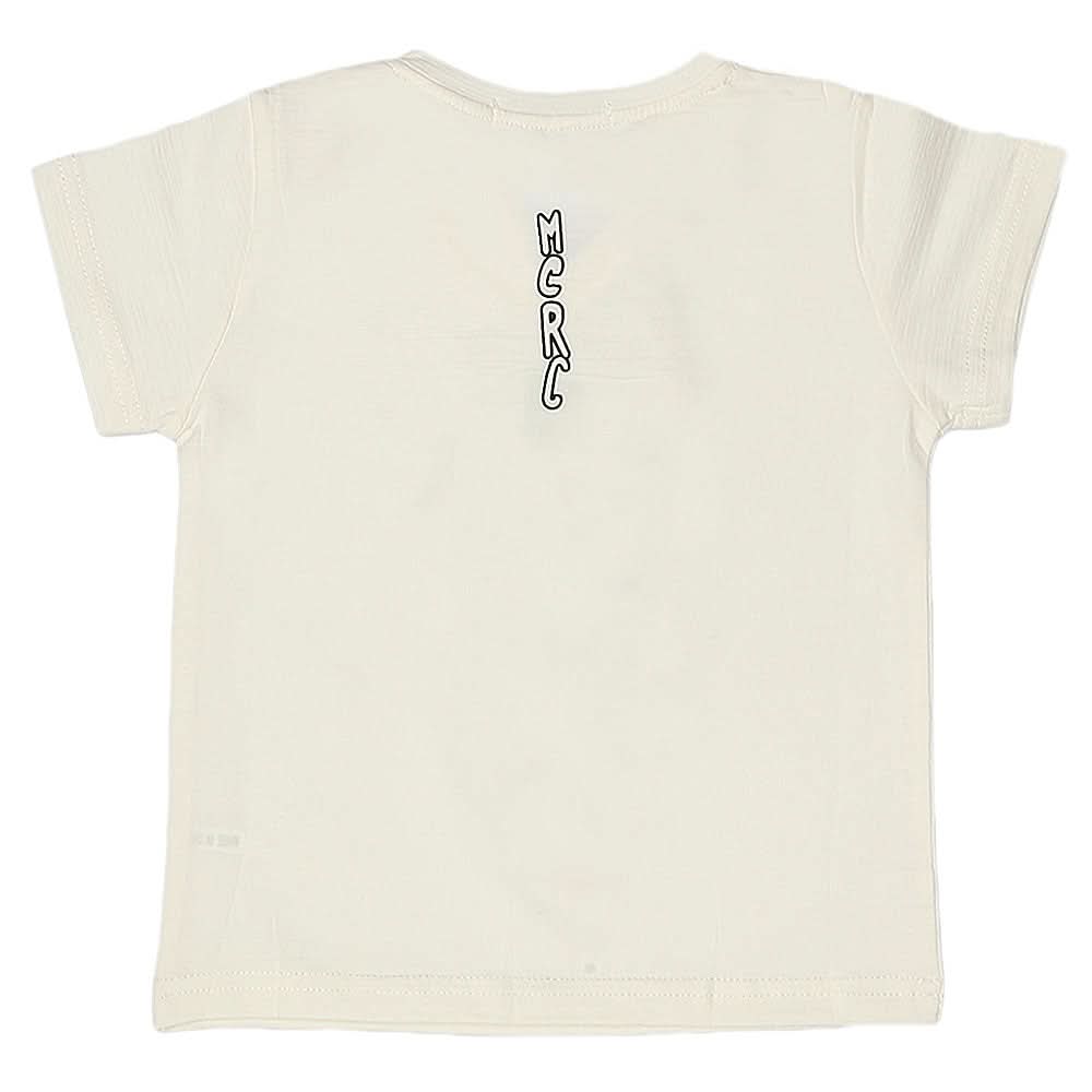 Boys Half Sleeves T-Shirt - White, Kids, Boys T-Shirts, Chase Value, Chase Value