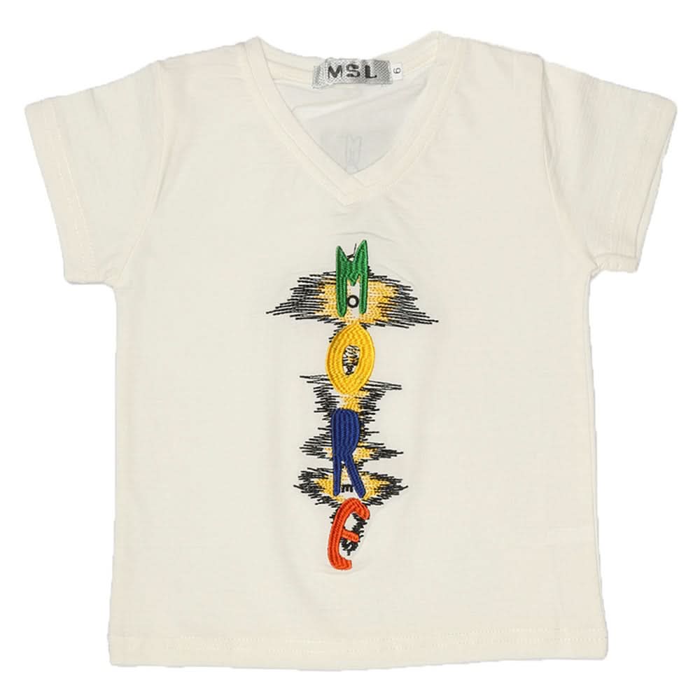 Boys Half Sleeves T-Shirt - White, Kids, Boys T-Shirts, Chase Value, Chase Value