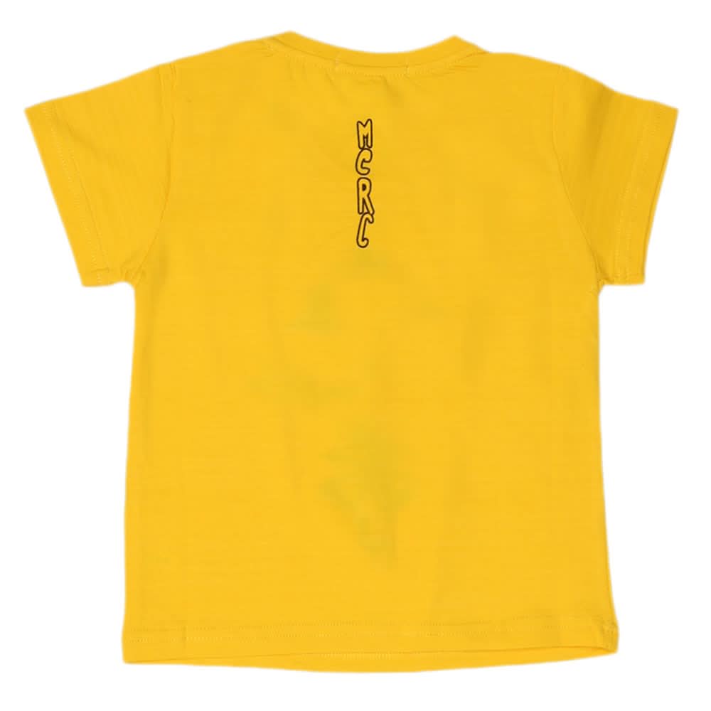 Boys Half Sleeves T-Shirt - Yellow, Kids, Boys T-Shirts, Chase Value, Chase Value
