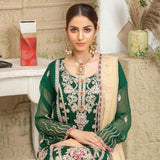 Luxury Embroidered Chiffon Semi-Stitched Suit - MS-2765, Women, 3Pcs Shalwar Suit, Rana Arts, Chase Value