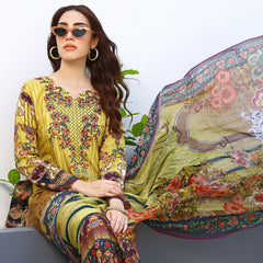 RA LE ROYAL Viscose Jacquard Printed & Embroidered 3 Pcs Un-Stitched Suit - MS-2828, Women, 3Pcs Shalwar Suit, Rana Arts, Chase Value