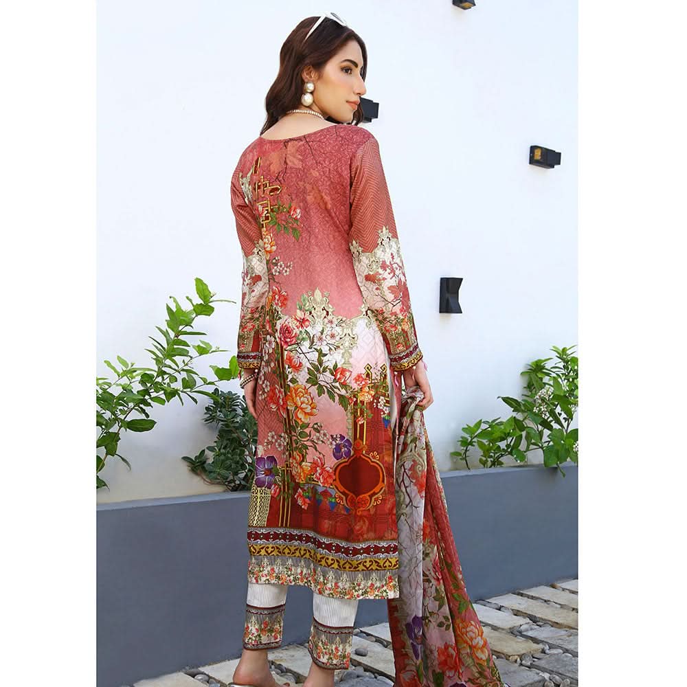 RA LE ROYAL Viscose Jacquard Printed & Embroidered 3 Pcs Un-Stitched Suit - MS-2830, Women, 3Pcs Shalwar Suit, Rana Arts, Chase Value