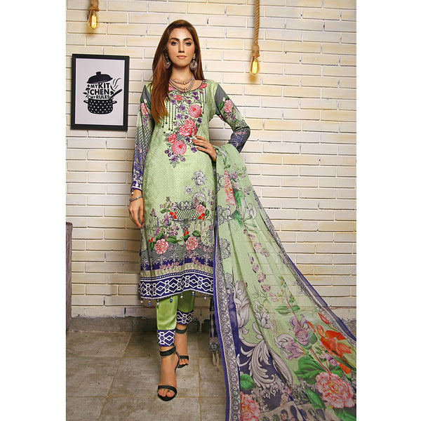 RA LE ROYAL Viscose Jacquard Printed & Embroidered 3 Pcs Un-Stitched Suit - MS-2833, Women, 3Pcs Shalwar Suit, Rana Arts, Chase Value