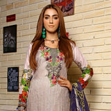 RA LE ROYAL Viscose Jacquard Printed & Embroidered 3 Pcs Un-Stitched Suit - MS-2834, Women, 3Pcs Shalwar Suit, Rana Arts, Chase Value