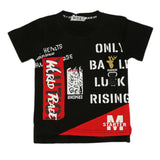 Boys Half Sleeves T-Shirt - Black, Kids, Boys T-Shirts, Chase Value, Chase Value