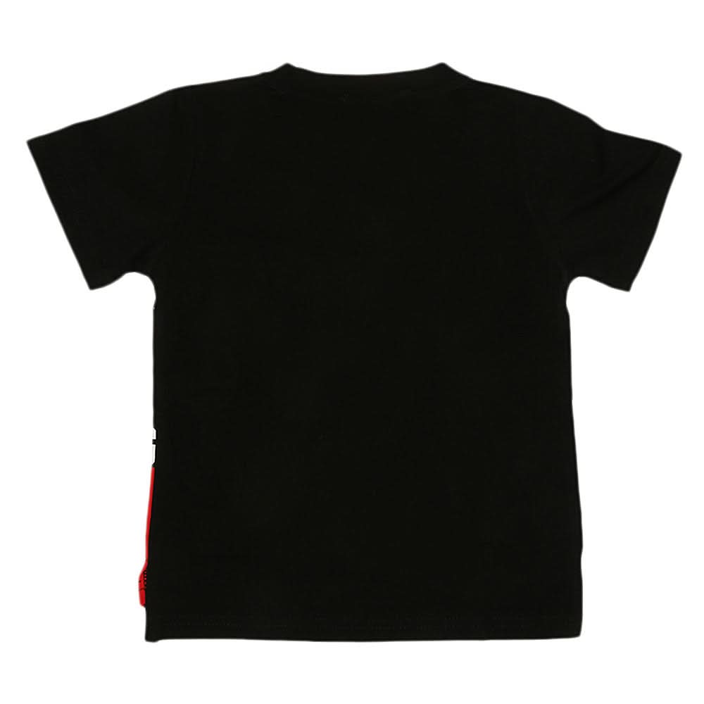 Boys Half Sleeves T-Shirt - Black, Kids, Boys T-Shirts, Chase Value, Chase Value