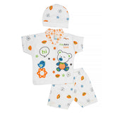 Newborn Unisex Suits 3Pcs - Orange, Kids, NB Girls Sets And Suits, Chase Value, Chase Value