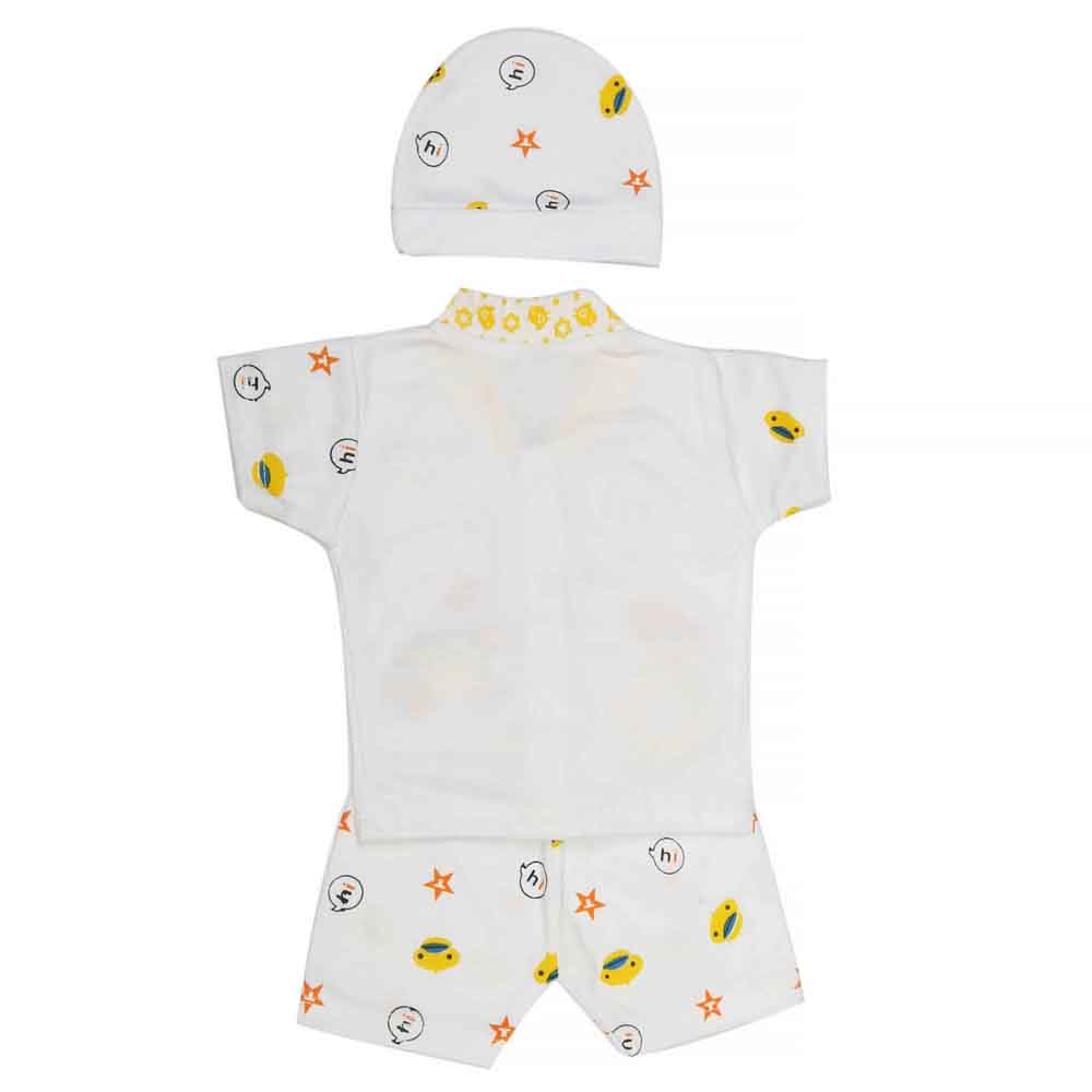 Newborn Unisex Suits 3Pcs - Yellow, Kids, NB Boys Sets And Suits, Chase Value, Chase Value