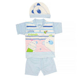Newborn Unisex Suits 3Pcs - Multi, Kids, NB Boys Sets And Suits, Chase Value, Chase Value