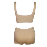 Women's Sports Bra & Panty Set - Beige - test-store-for-chase-value