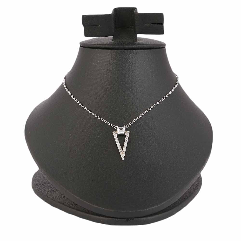 Women's Zircon Chain & Locket - Silver, Women, Chains & Lockets, Chase Value, Chase Value