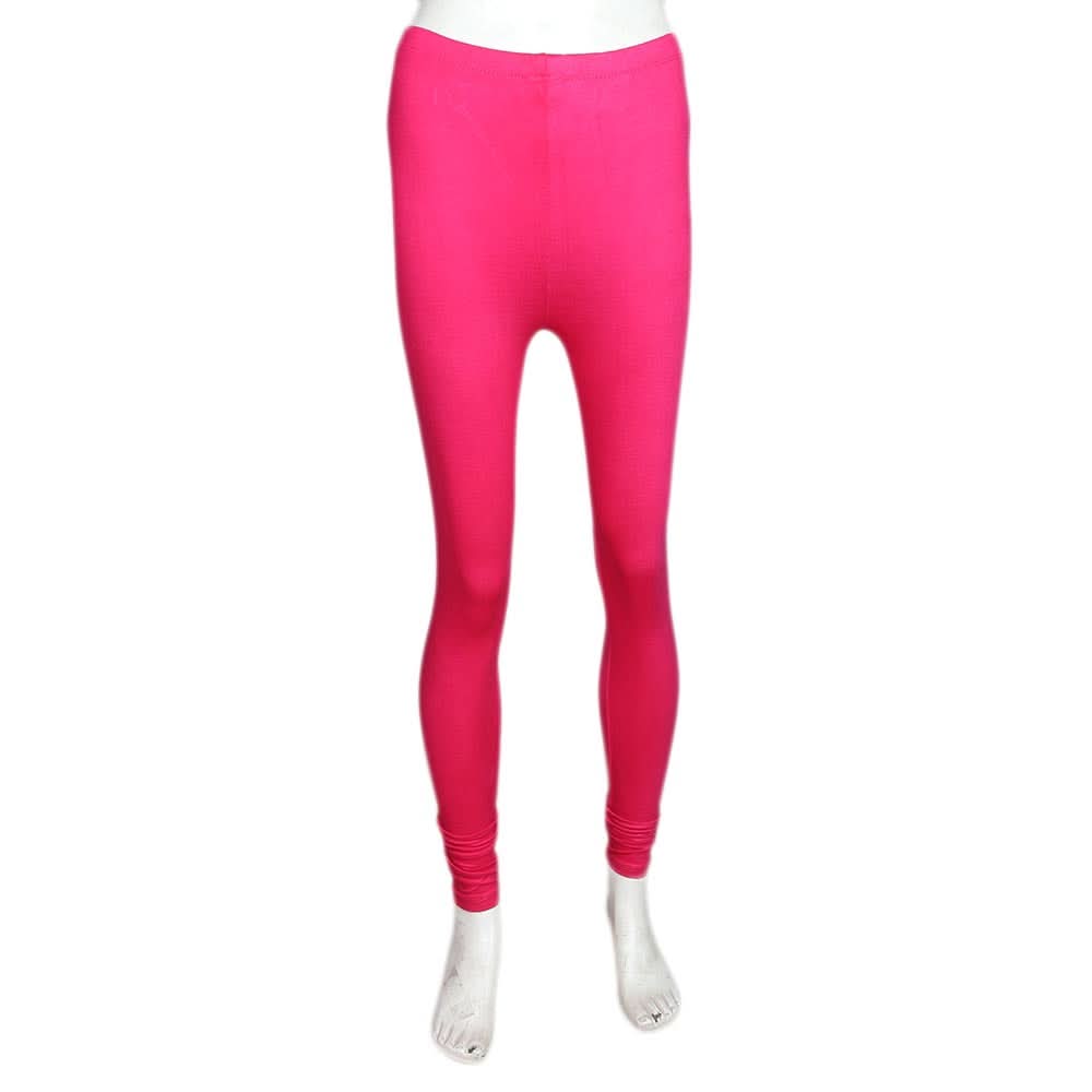 Women's Plain Tights - Fuchsia, Women, Pants & Tights, Chase Value, Chase Value