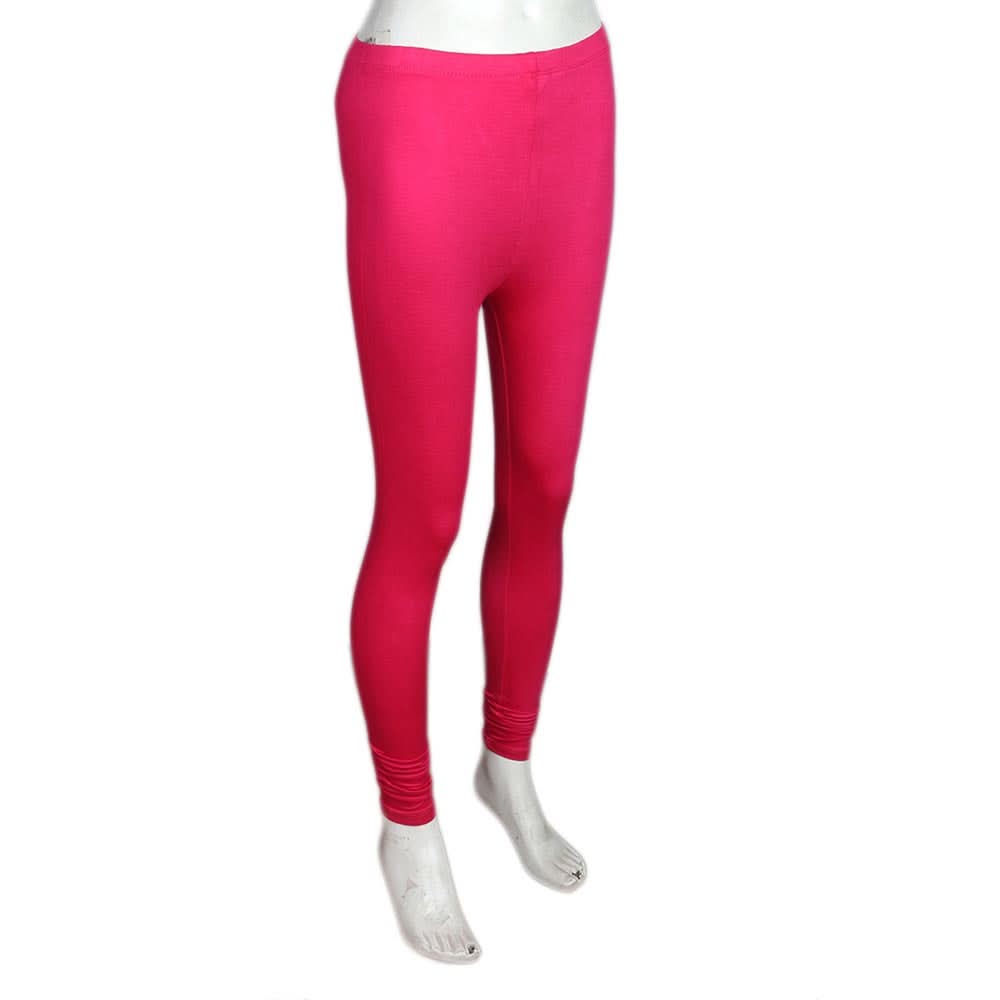 Women's Plain Tights - Fuchsia, Women, Pants & Tights, Chase Value, Chase Value