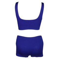 Women's Sports Bra & Panty Set - Royal Blue - test-store-for-chase-value