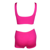 Women's Sports Bra & Panty Set - Pink - test-store-for-chase-value