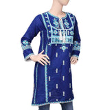 Women's Embroidered Jhabla - Blue, Women, T-Shirts And Tops, Chase Value, Chase Value