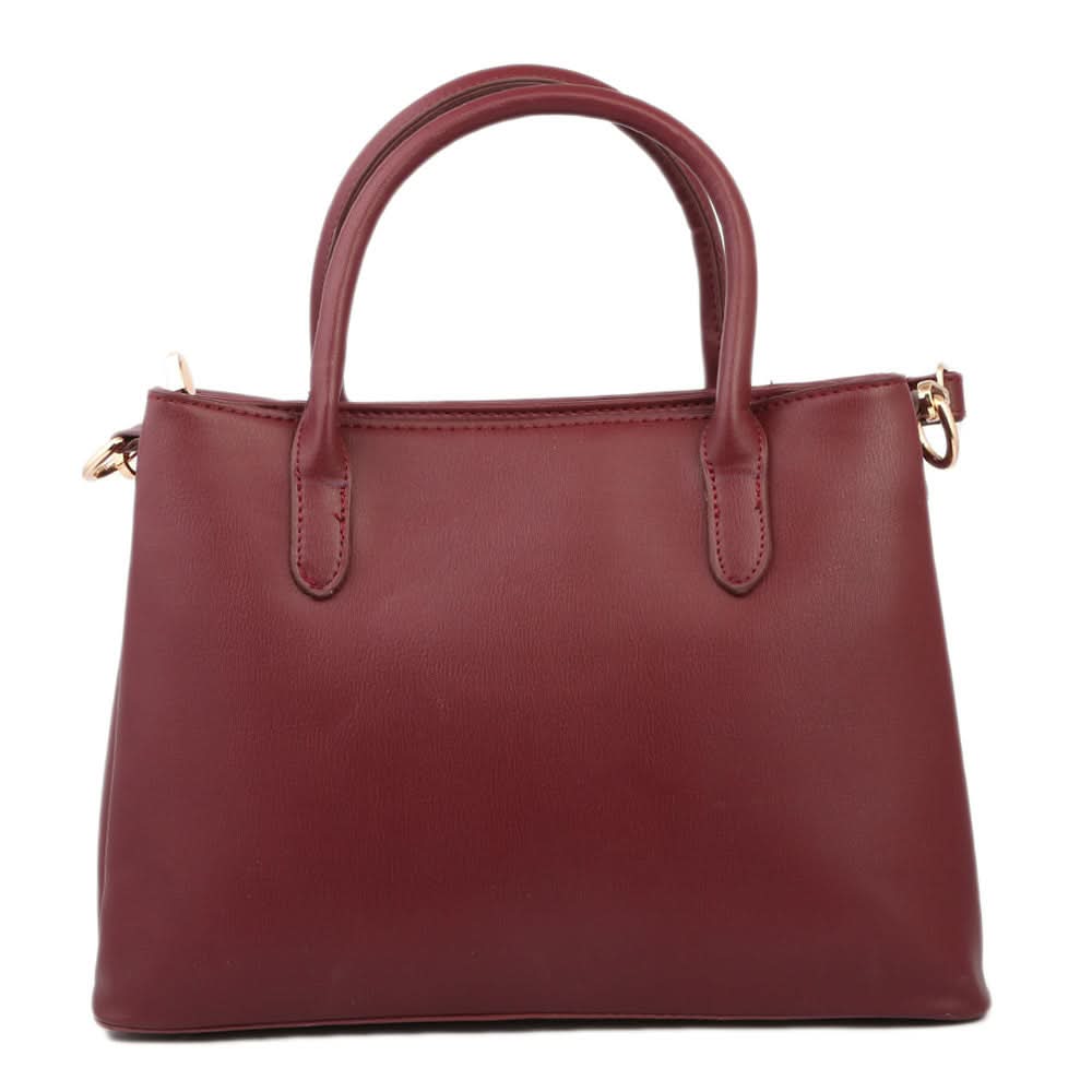 Women's Handbag G1008- Maroon, Women, Bags, Chase Value, Chase Value