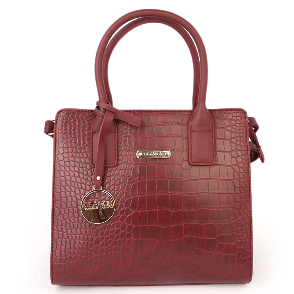 Women's Handbag- Maroon, Women, Bags, Chase Value, Chase Value