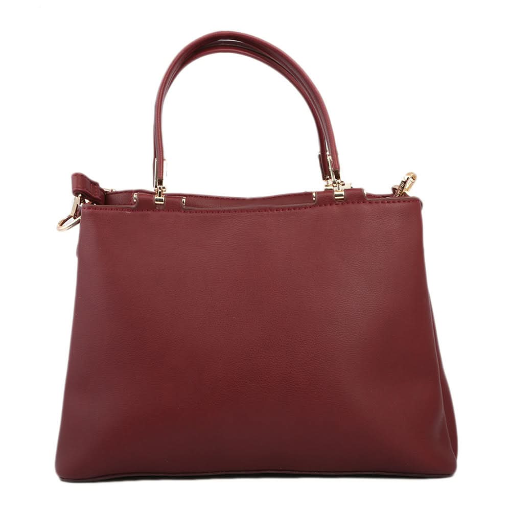 Women's Handbag- Maroon, Women, Bags, Chase Value, Chase Value