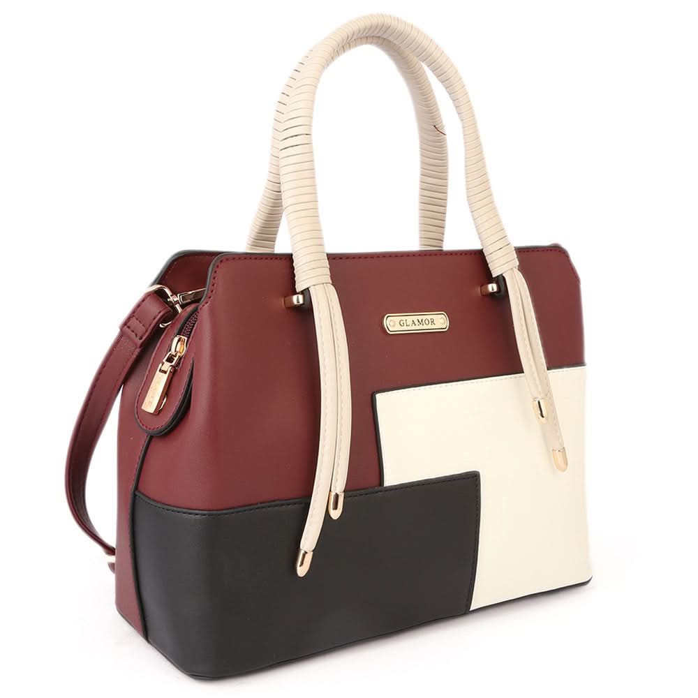 Women's Handbag G1018- Maroon, Women, Bags, Chase Value, Chase Value