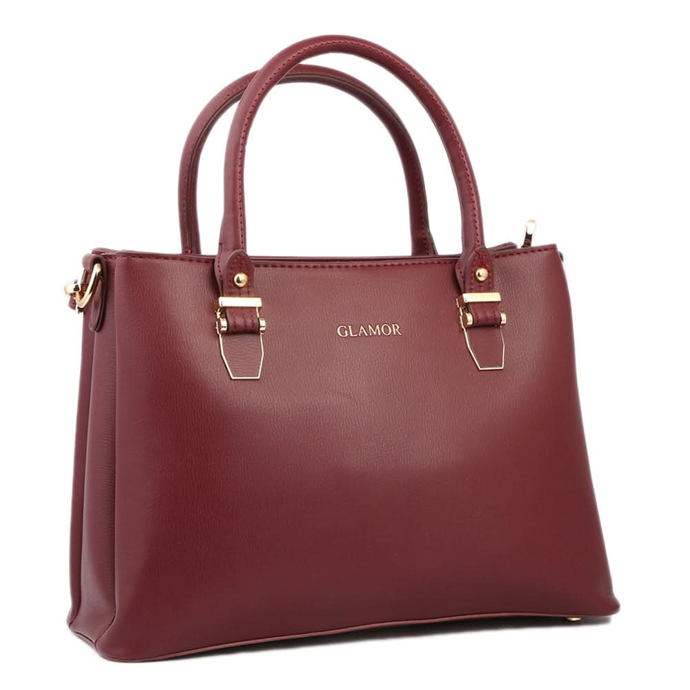 Women's Handbag G1008- Maroon, Women, Bags, Chase Value, Chase Value