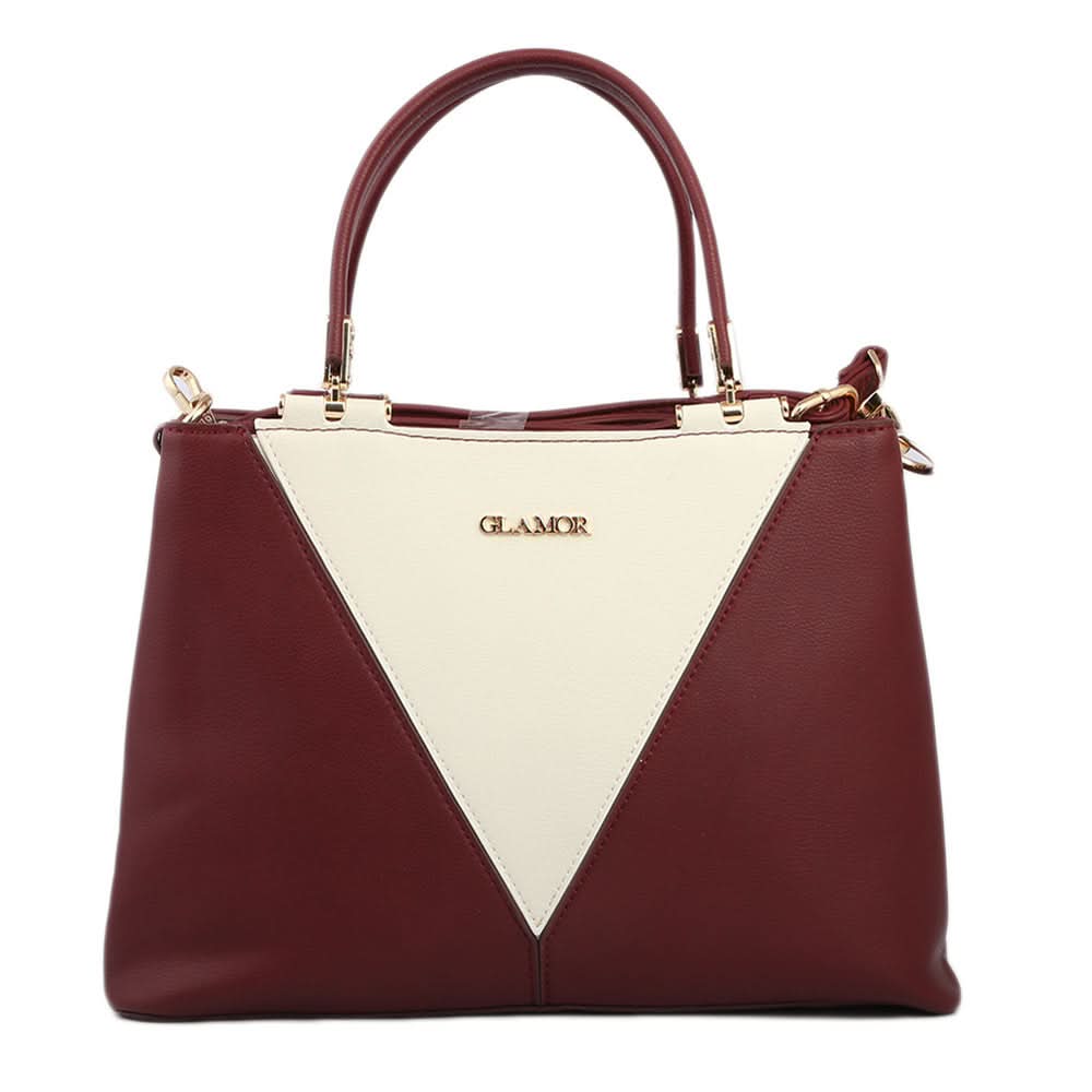 Women's Handbag- Maroon, Women, Bags, Chase Value, Chase Value