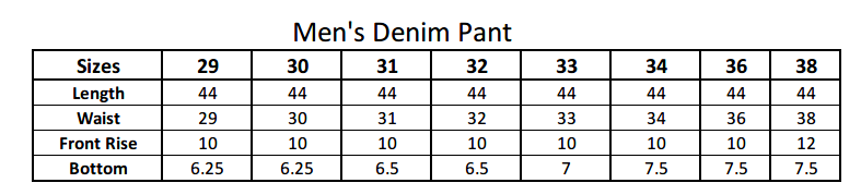 Men's Basic Rigid Denim Pant - Light Blue, Men, Casual Pants And Jeans, Chase Value, Chase Value
