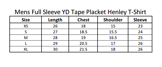 Men's Full Sleeves YD Placket T-Shirt - Black, Men, T-Shirts And Polos, Chase Value, Chase Value