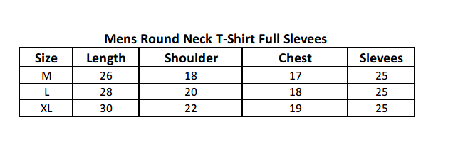 Men's Round Neck Full Sleeves Printed T-Shirt - Navy Blue, Men, T-Shirts And Polos, Chase Value, Chase Value