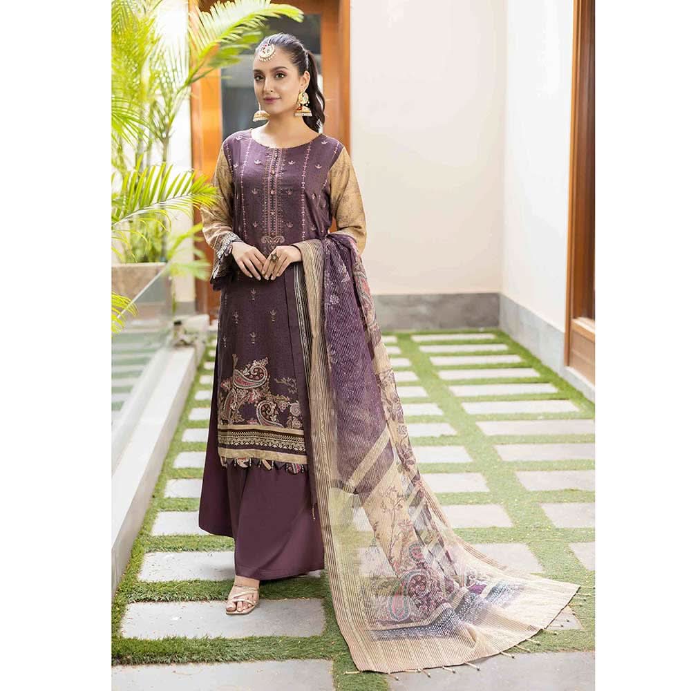 Misha Viscose Embroidered Unstitched 3Pcs Suit - D-10, Women, 3Pcs Shalwar Suit, Schick Creation, Chase Value