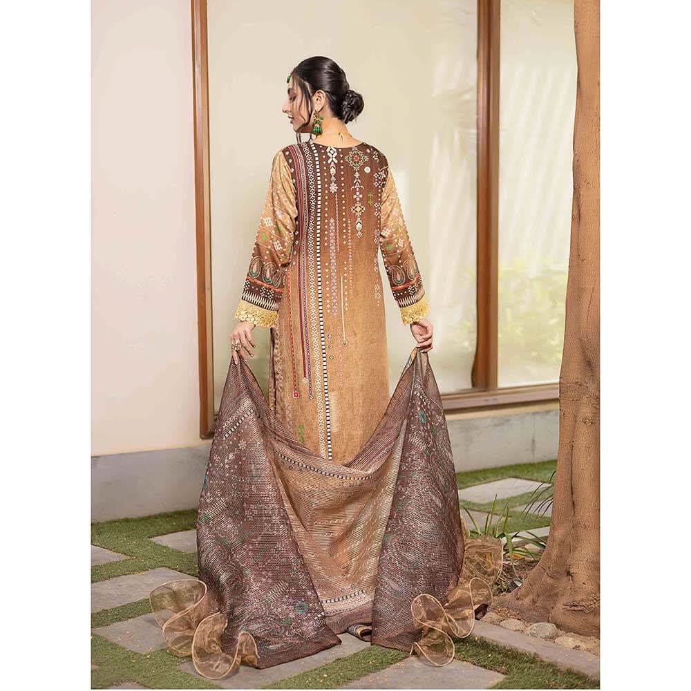 Misha Viscose Embroidered Unstitched 3Pcs Suit - D-2, Women, 3Pcs Shalwar Suit, Schick Creation, Chase Value