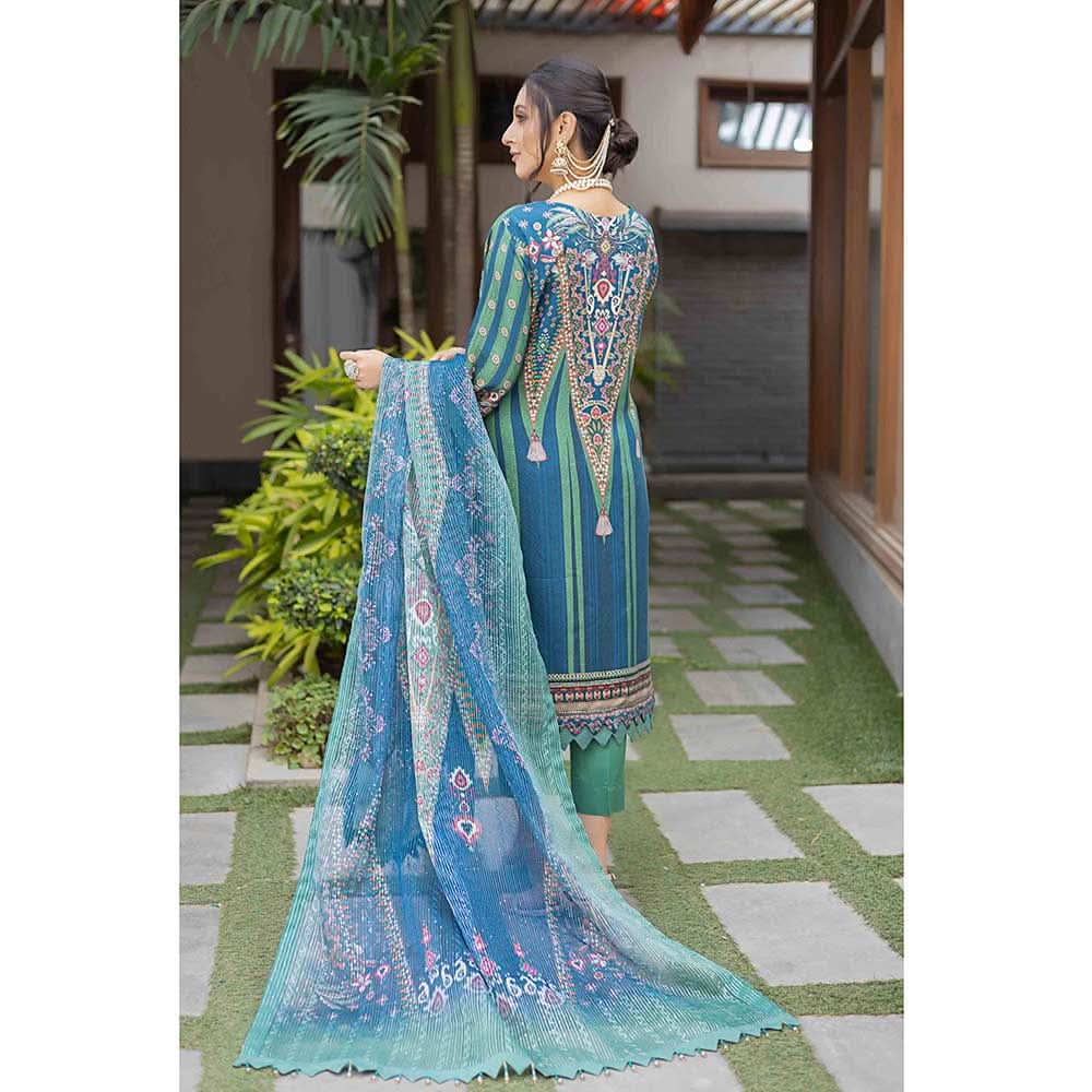 Misha Viscose Embroidered Unstitched 3Pcs Suit - D-3, Women, 3Pcs Shalwar Suit, Schick Creation, Chase Value
