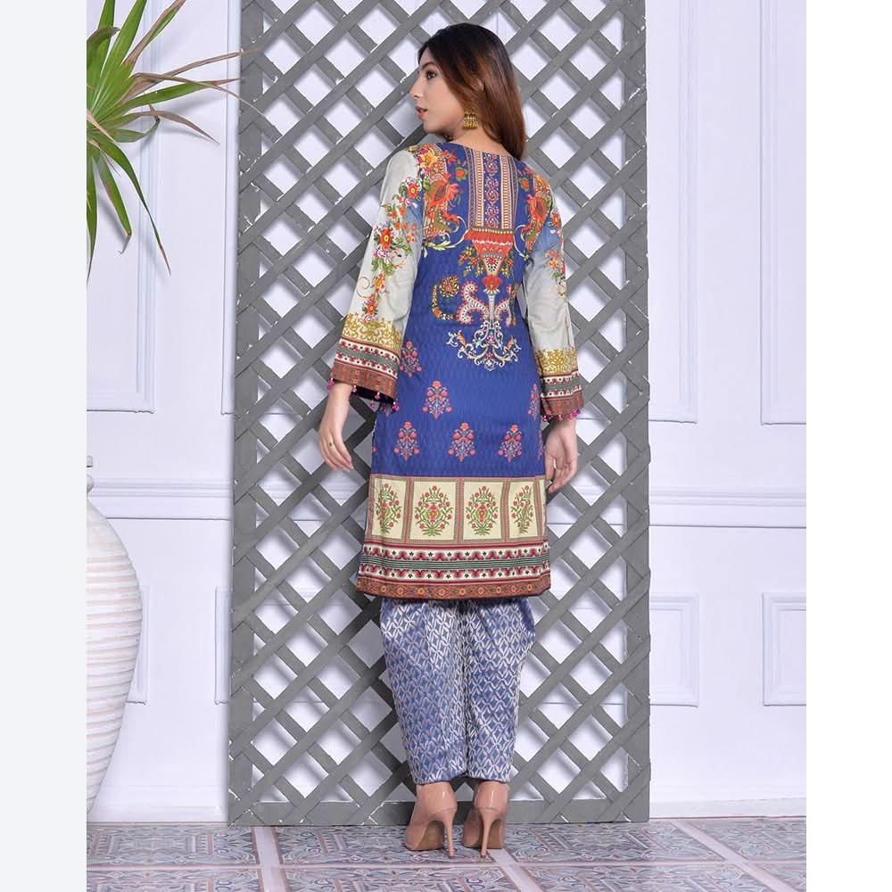 Schick Mushk Chickenkari Boring Lawn Collection 3 Pcs Un-Stitched Suit - 8, Women, 3Pcs Shalwar Suit, MI Creation, Chase Value