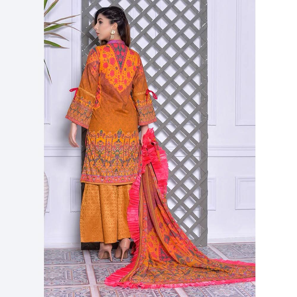Schick Mushk Chickenkari Boring Lawn Collection 3 Pcs Un-Stitched Suit - 3, Women, 3Pcs Shalwar Suit, MI Creation, Chase Value