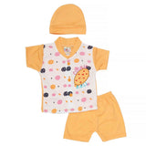 Newborn Boys Suits 3 Pcs -Mustard, Kids, NB Boys Sets And Suits, Chase Value, Chase Value