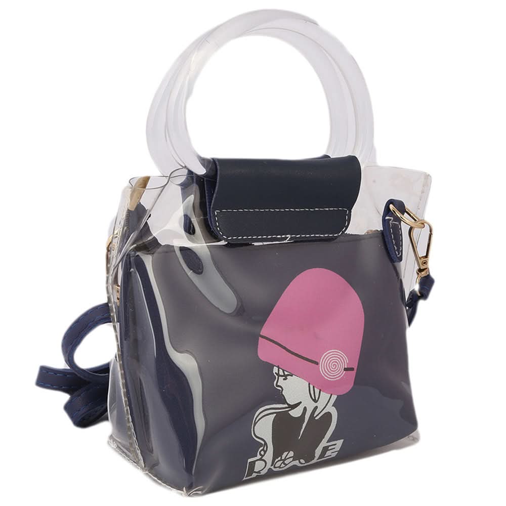 Girls Shoulder Bag 002 - Navy Blue, Kids, Kids Bags, Chase Value, Chase Value
