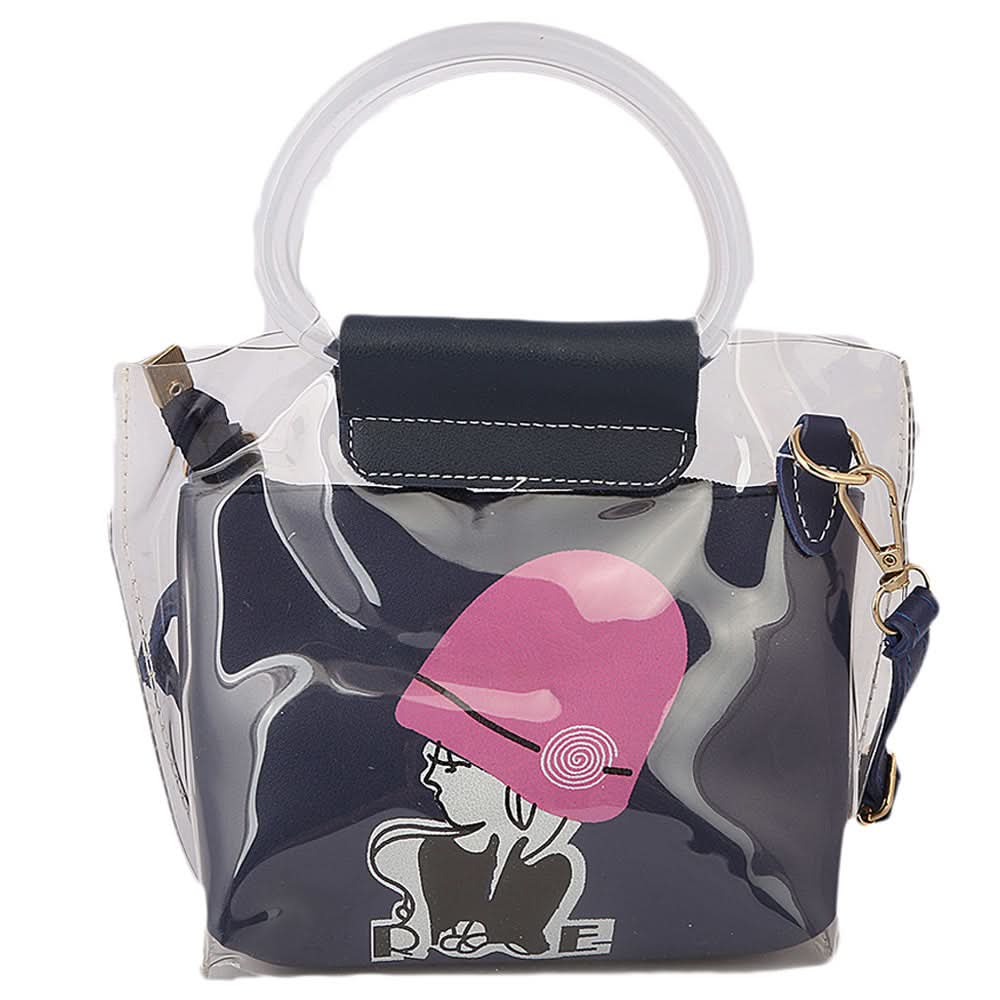 Girls Shoulder Bag 002 - Navy Blue, Kids, Kids Bags, Chase Value, Chase Value