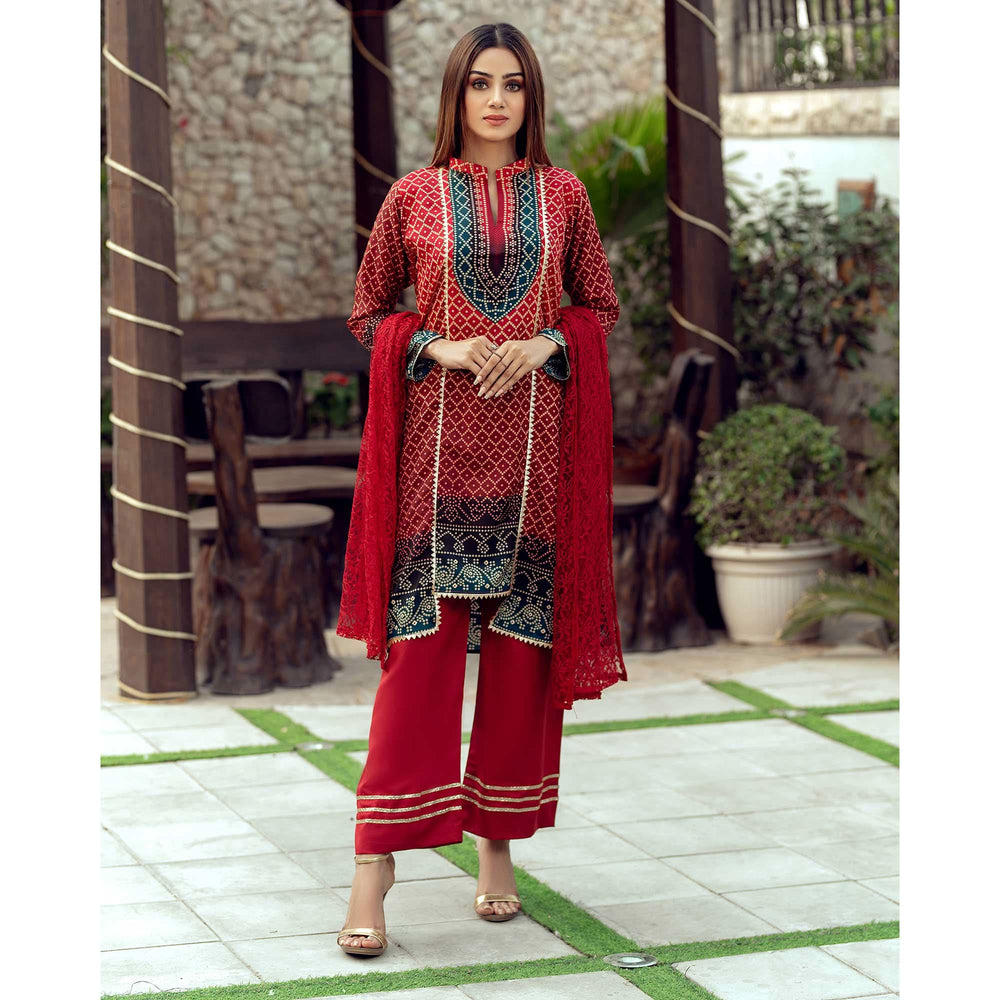 Sunaina Malai Unstitched 3Pcs Suit - 2103, Women, 3Pcs Shalwar Suit, Chase Value, Chase Value
