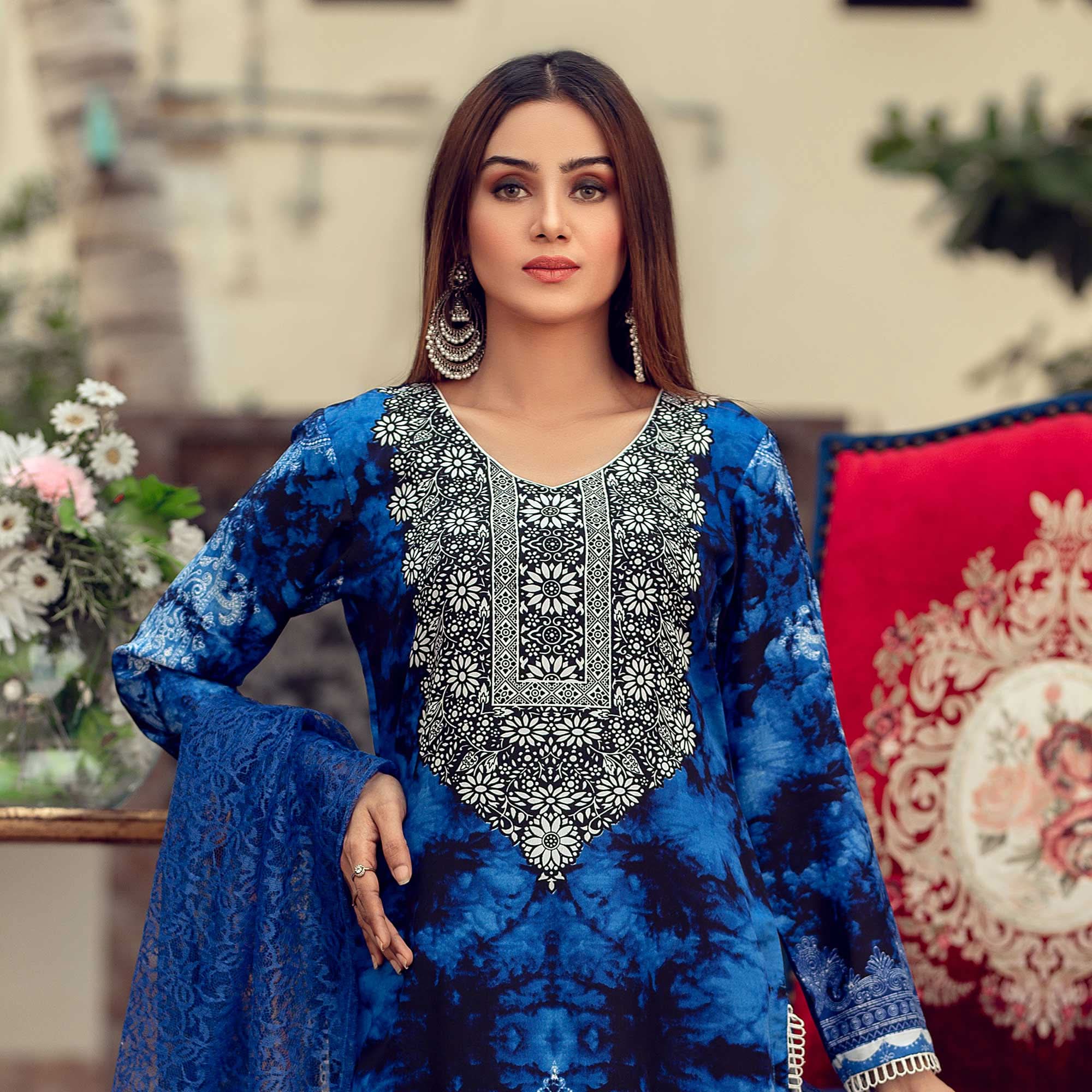 Sunaina Malai Unstitched 3Pcs Suit - 2104, Women, 3Pcs Shalwar Suit, Chase Value, Chase Value