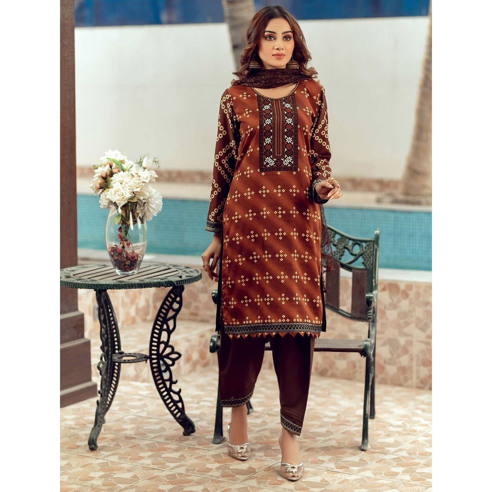 Sunaina Malai Unstitched 3Pcs Suit - 2105, Women, 3Pcs Shalwar Suit, Chase Value, Chase Value