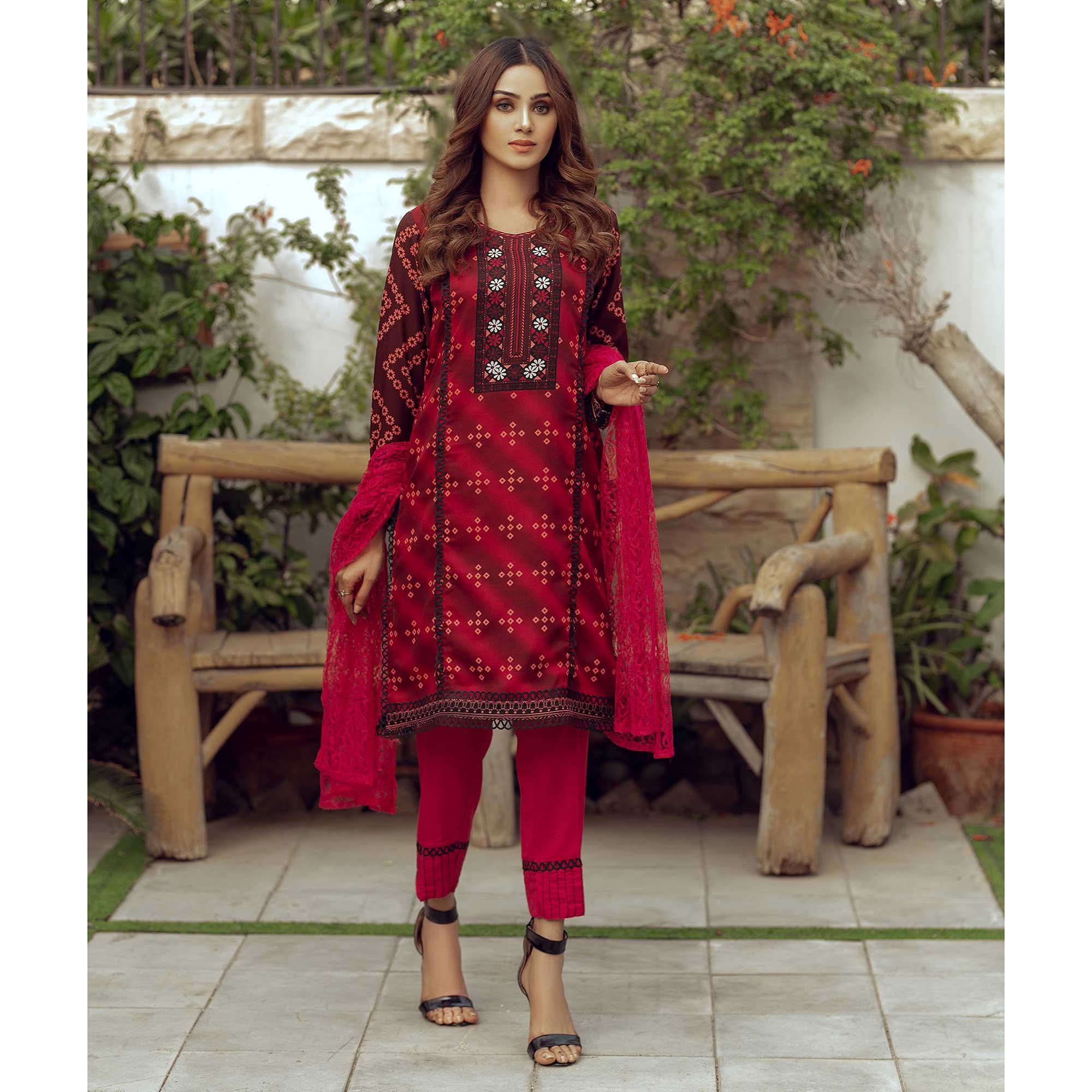 Sunaina Malai Unstitched 3Pcs Suit - 2106, Women, 3Pcs Shalwar Suit, Chase Value, Chase Value