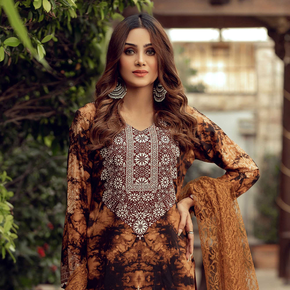 Sunaina Malai Unstitched 3Pcs Suit - 2108, Women, 3Pcs Shalwar Suit, Chase Value, Chase Value