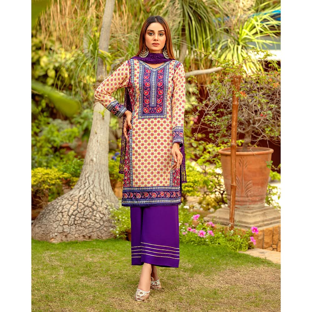 Sunaina Malai Unstitched 3Pcs Suit - 2204, Women, 3Pcs Shalwar Suit, Chase Value, Chase Value