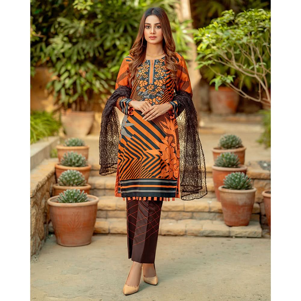 Sunaina Malai Unstitched 3Pcs Suit - 2207, Women, 3Pcs Shalwar Suit, Chase Value, Chase Value