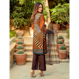 Sunaina Malai Unstitched 3Pcs Suit - 2207, Women, 3Pcs Shalwar Suit, Chase Value, Chase Value