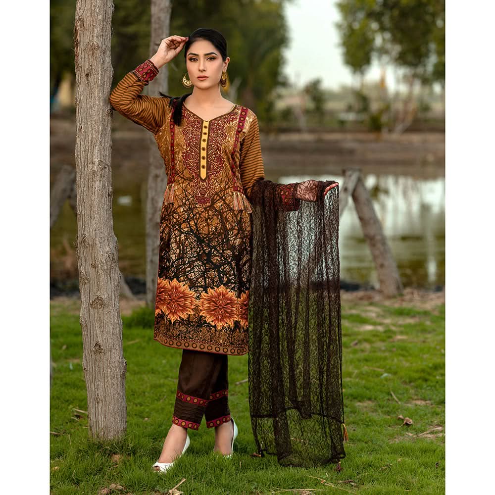 Rangoli Malai Unstitched 3Pcs Suit - 1008, Women, 3Pcs Shalwar Suit, Chase Value, Chase Value